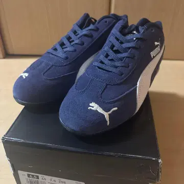 PUMA 스니커즈 25.5cm 네이비 스웨이드