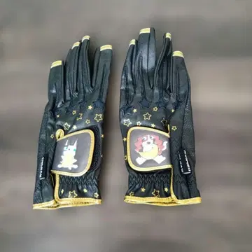 MUSPORTS 골프 그로브 블랙 별 디자인 사이즈 18cm