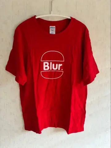 Blur 티셔츠 McNuffin & Chips 빨간색