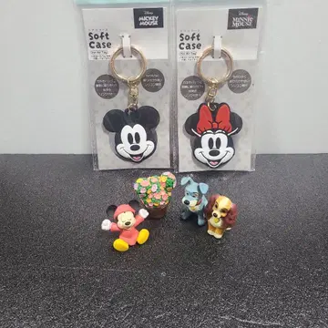 Disney Mickey & Minnie Mouse Keychains
