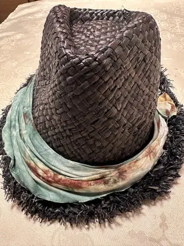 goa 페이퍼 햇 중절모자 블랙
