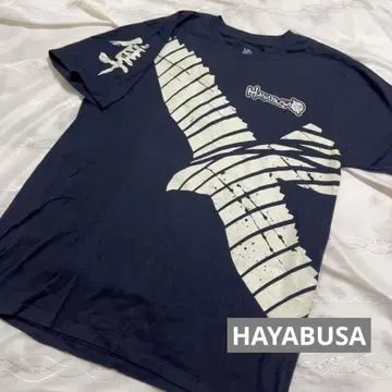 HAYABUSA 하야부사 T셔츠 프로레슬링 격투기 블랙