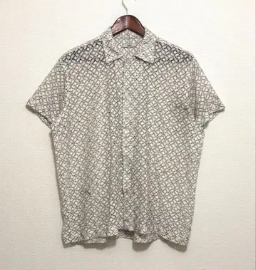 23SS BODE Petal Lace Short Sleeve Shirt