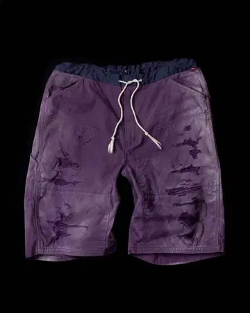 ANACHRONORM Double nee damage shorts