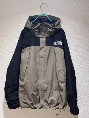 THE NORTH FACE 마운틴 후드티 베이지/블랙