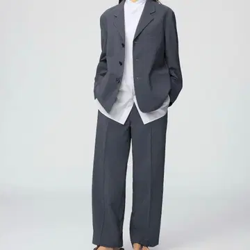 테일러드 자켓 팬츠 수트 유니클로 셋업 UNIQLO