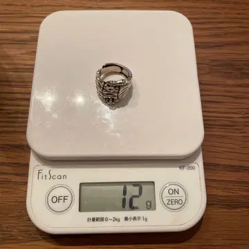스컬 모티브 실버 반지 12g