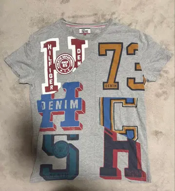 TOMMY HILFIGER 컬러풀 프린트 T셔츠