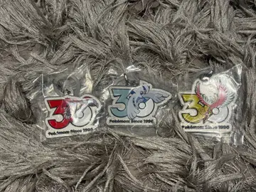 포켓몬 30주년 메탈 참 그란돈 루기아 칠색조 3종 세트