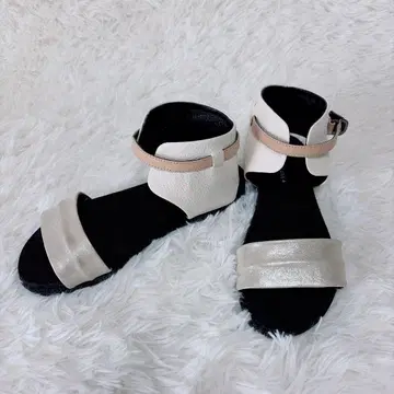 yuko imanishi+ 글래디에이터 샌들 23.5cm 천연 가죽