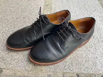 mooi 레이스업 슈즈 가죽 신발 블랙 23.5cm 양가죽