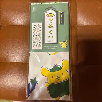 수건 산리오 폼폼푸딩 일본제 코튼 100