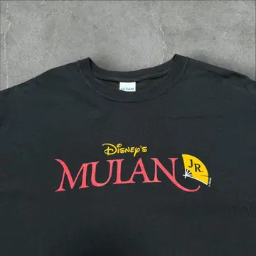 Disney 디즈니 뮬란 무대 t셔츠 굿즈 블랙 M 크롭