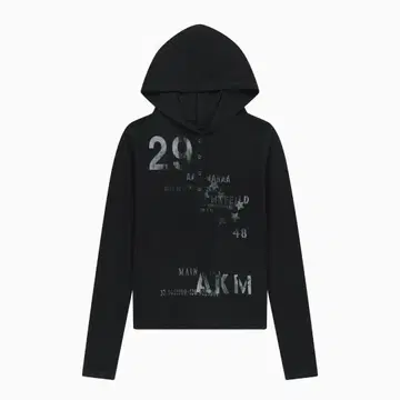 AAKAM Numbering Hooded Long Sleeve