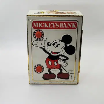 1970년대 빈티지 디즈니 미키마우스 저금통