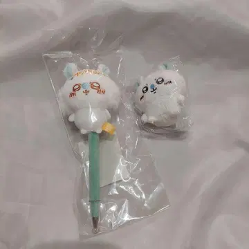 치이카와 모몽가 복슬복슬 마스코트 볼펜 앉아있는 마스코트
