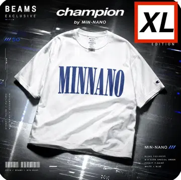 50주년 별주] Champion by MIN-NANO 로고T셔츠 XL