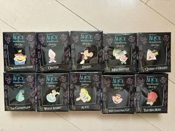 디즈니 원더랜드 앨리스 50주년 핀 배지 컴프 세트