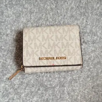 MICHAEL KORS 3단 폴더형 지갑 베이지