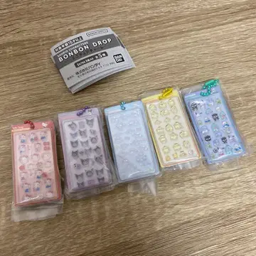 산리오 봉봉 드롭 미니어처 참 5종 컴프 세트
