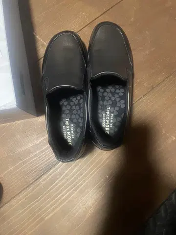 토파즈 모어 TopazMore 블랙 가죽 로퍼