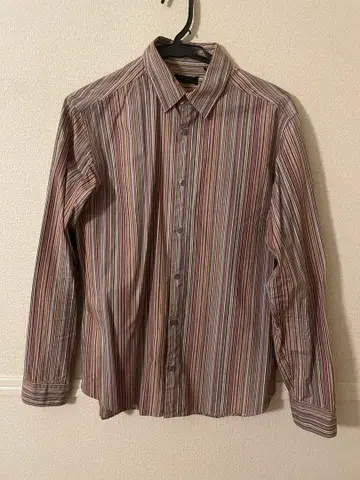 Paul Smith LONDON 멀티 스트라이프 긴팔 셔츠 M