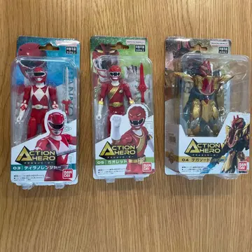 반다이 ACTION HERO 슈퍼전대 히어로 3체 세트