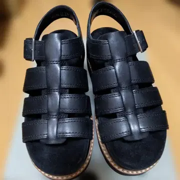Clarks 샌들 블랙 오리안나 트위스트 23cm