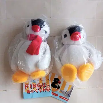 PINGU 봉제 인형 2 핑가 (머플러) 훌쩍이는 핑가 세트