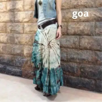 goa 타이다이 랩 스커트 롱 스커트