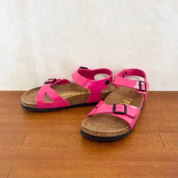새상품급 버켄스탁 리오 23.0cm 핑크 에나멜