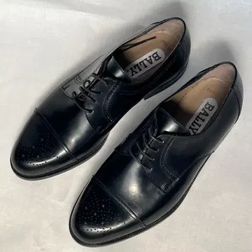 BALLY 발리 세미 브로그 EU 7.5 E 블랙 미사용
