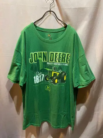 JOHN DEERE 그린 T셔츠 XXL 존디어 빅 사이즈 그린