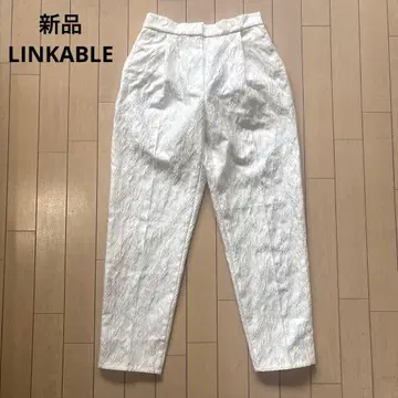 미사용 새상품 LINKABLE 린카블 / 엠보싱 팬츠 / M