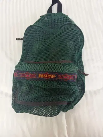 EASTPAK 메쉬 백팩 그린 90s
