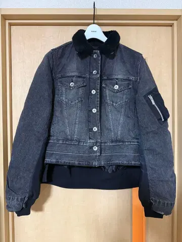 sacai 보아 블루종 MA-1 자켓 사카이 데님