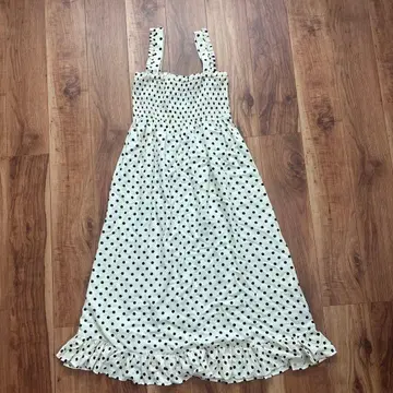 ZARA 블랙 도트 원피스 M