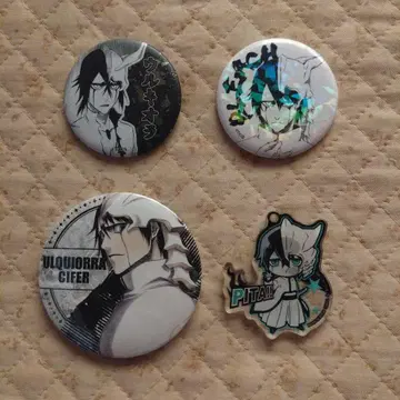 BLEACH 우르키오라 캔뱃지 아크릴 키링 4세트