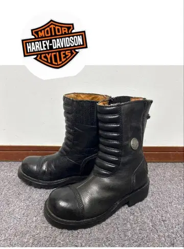 Harley-Davidson 할리데이비슨 천연 가죽 엔지니어 부츠