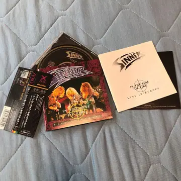 SINNER In The Line Of Fire CD 일본반