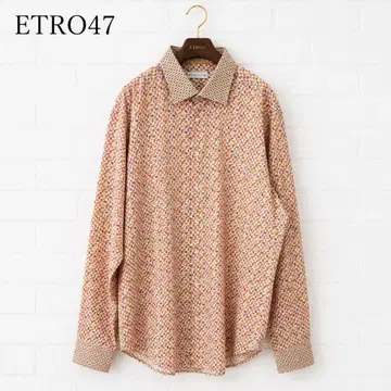 [ 새상품급 ] ETRO 긴팔 셔츠 페이즐리 무늬 이탈리아제 R1412