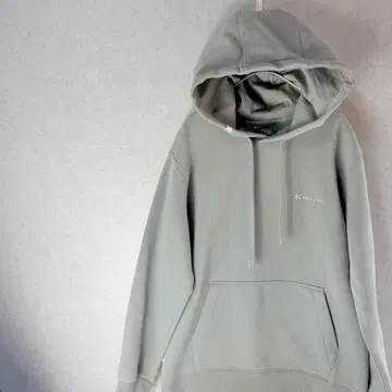 한국 snow peak 그레이 후드 부착 후드티 S