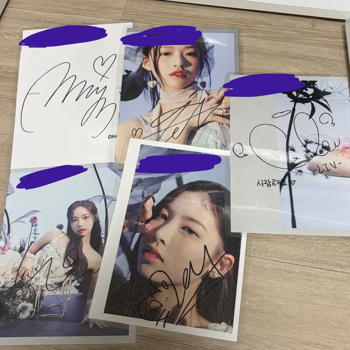 RESCENE MINAMI ミナミ Signed Polaroid 直筆サイン RESCENE - GLOW UP