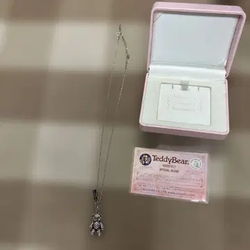 가격 인하 스와로브스키 TeddyBear 테디베어 목걸이