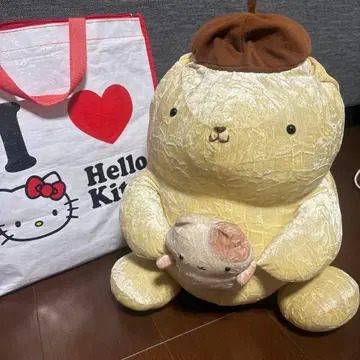 폼폼푸딩 봉제 인형 약 30cm