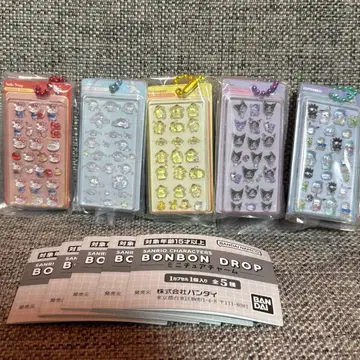 산리오 봉봉 드롭 미니어처 참 전 5종 컴플리트 익명 배송
