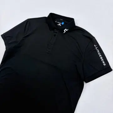 J.LINDEBERG 피케 셔츠 XL 블랙 제이 린드버그 반팔