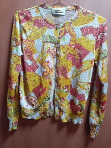 HYSTERIC GLAMOUR 올 패턴 라메 가디건 긴팔