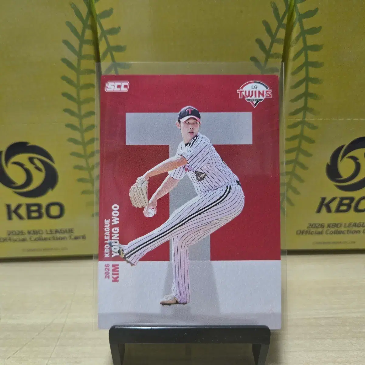 2026 scc kbo 오피셜 LG 김영우 알파벳 판매합니다.