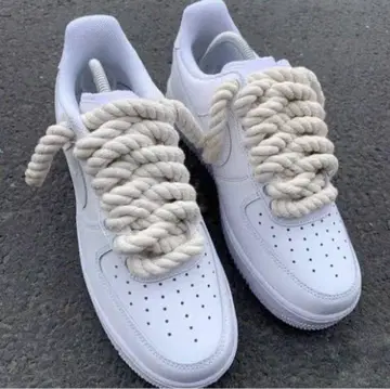 Air Force 1 화이트 로프 신발끈